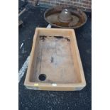 Large Salt Glazed Sink