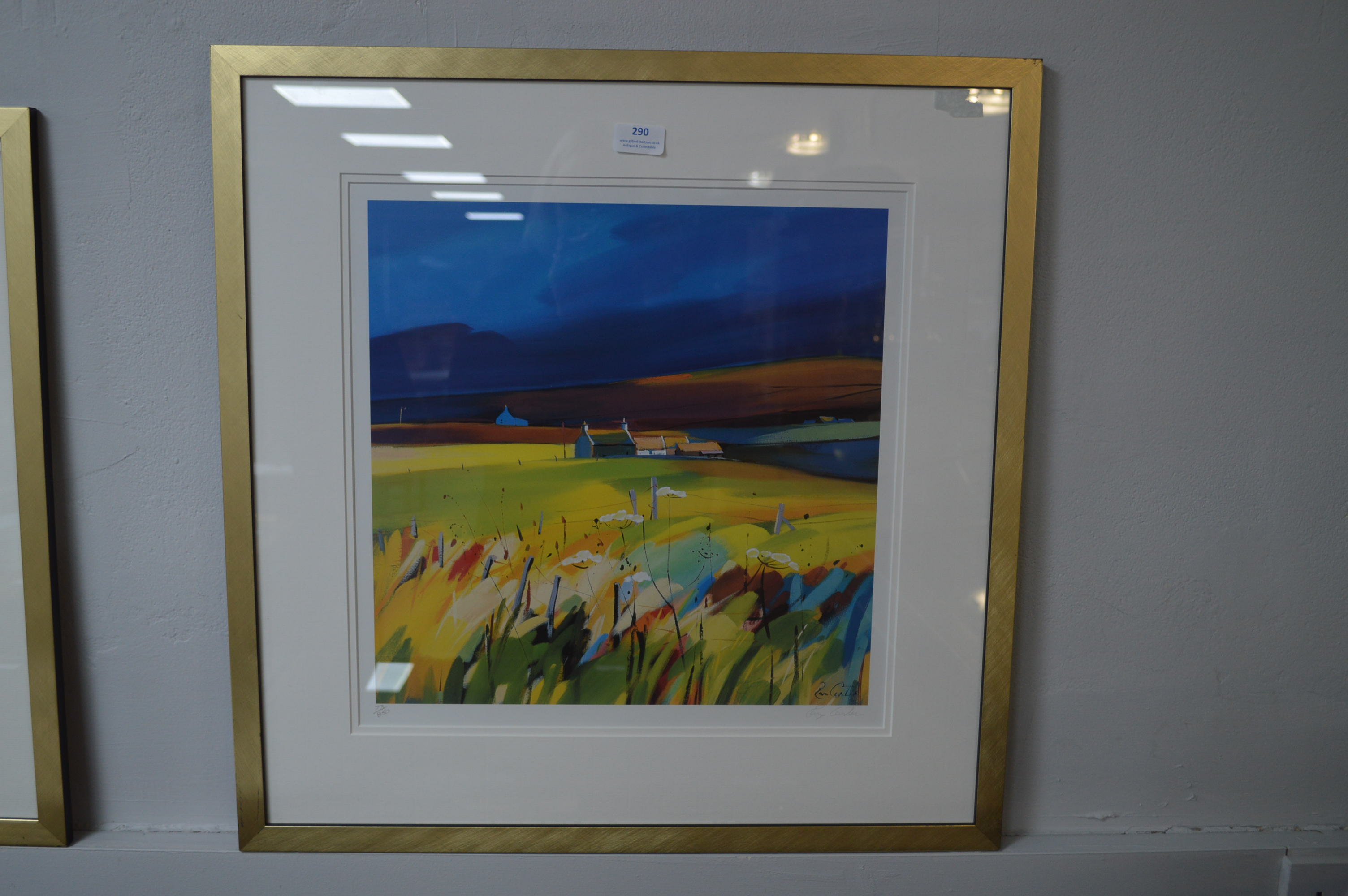 Signed Framed Print by Pam Carter