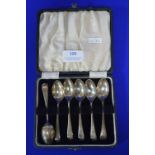 Hallmarked Sterling Silver Teaspoons, Sheffield 1947