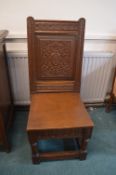 Carved Oak Chair