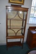 Edwardian Inlaid Mahogany Display Cabinet