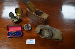 Small Collectibles Including Leather Workers Hand