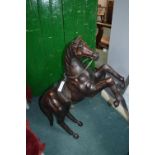 Leather Figure of a Horse - Height: 80cm