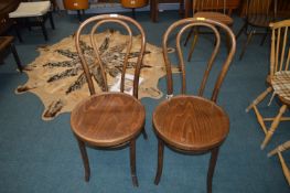 Pair of Bentwood Pub Chairs