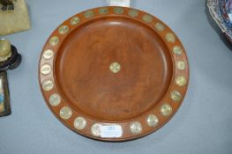 Turned Wooden Bowl by J. Beedie of Scotland edged