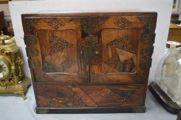 Period Oriental Marquetry Cabinet