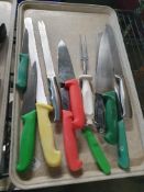 * selection of chefs knives