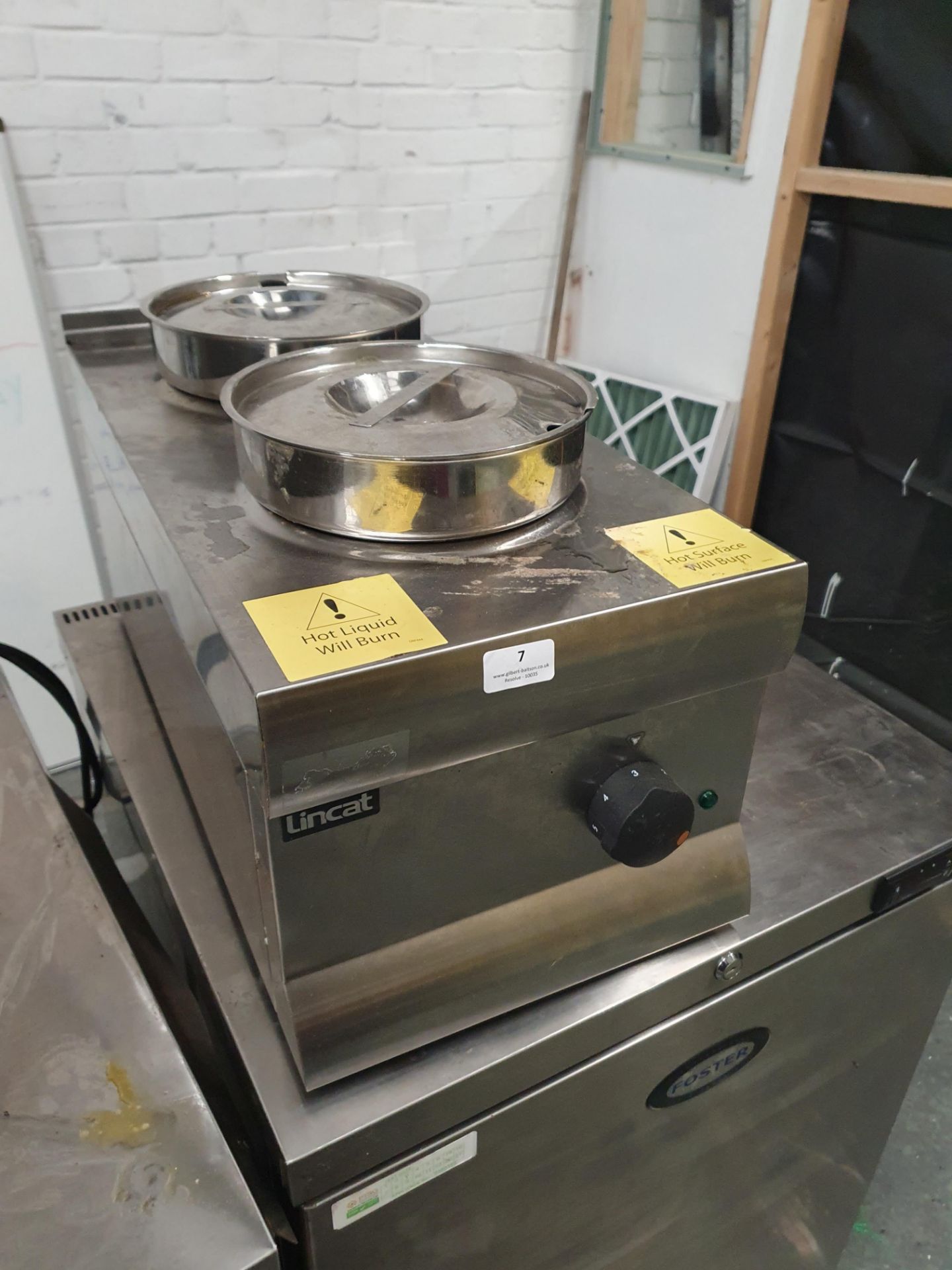 * Lincat 2 pot bain marie