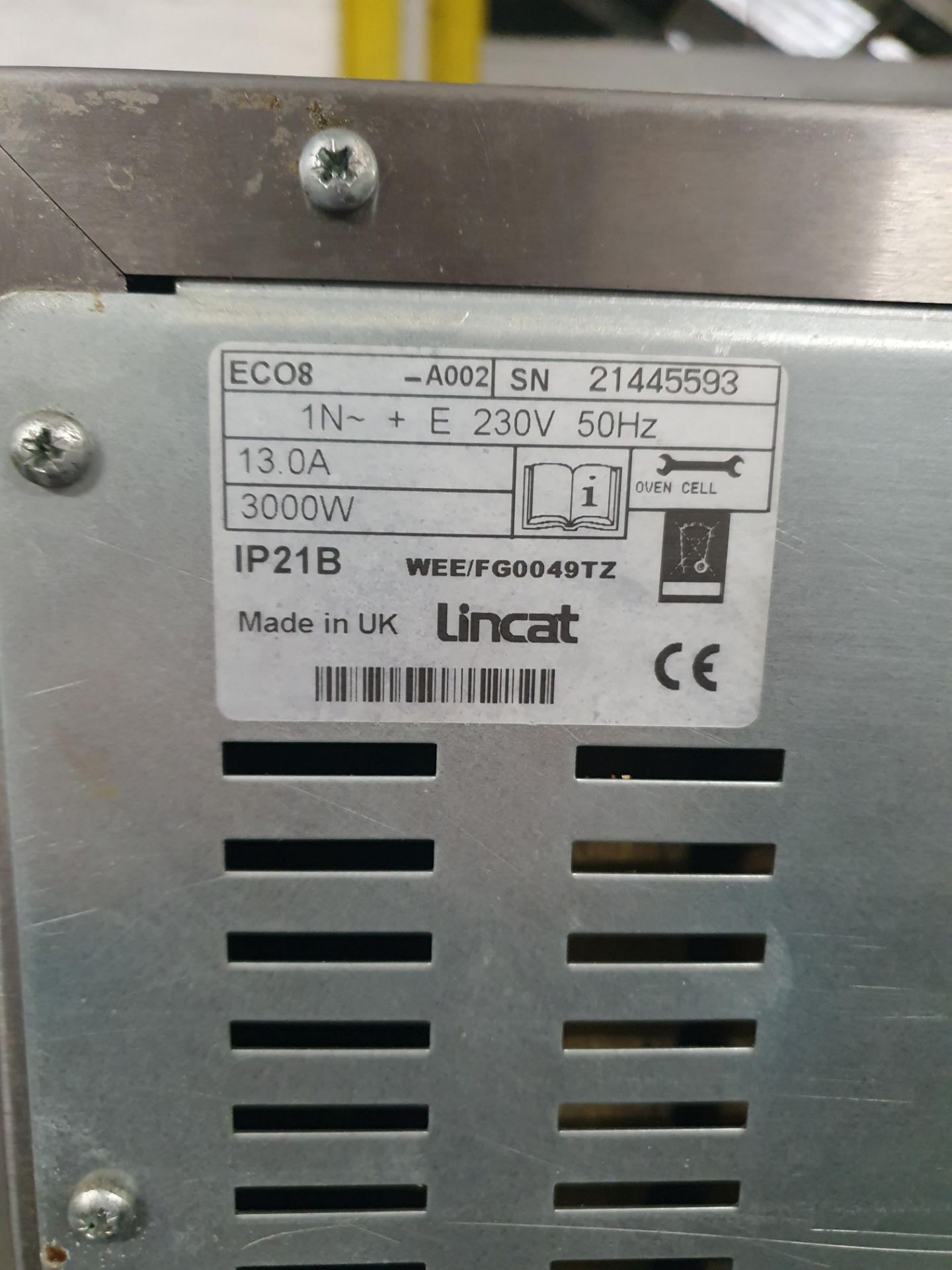 * Lincat convection oven - Image 4 of 4