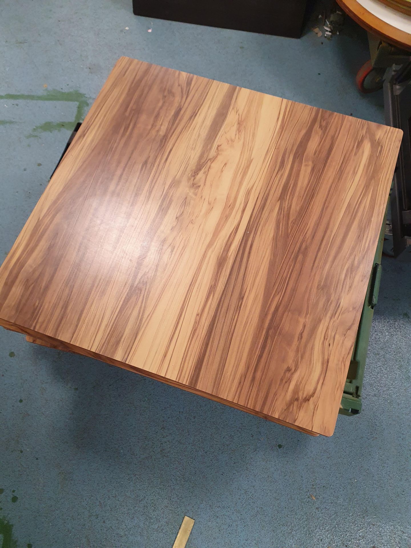 * 4 x square wood effect table tops
