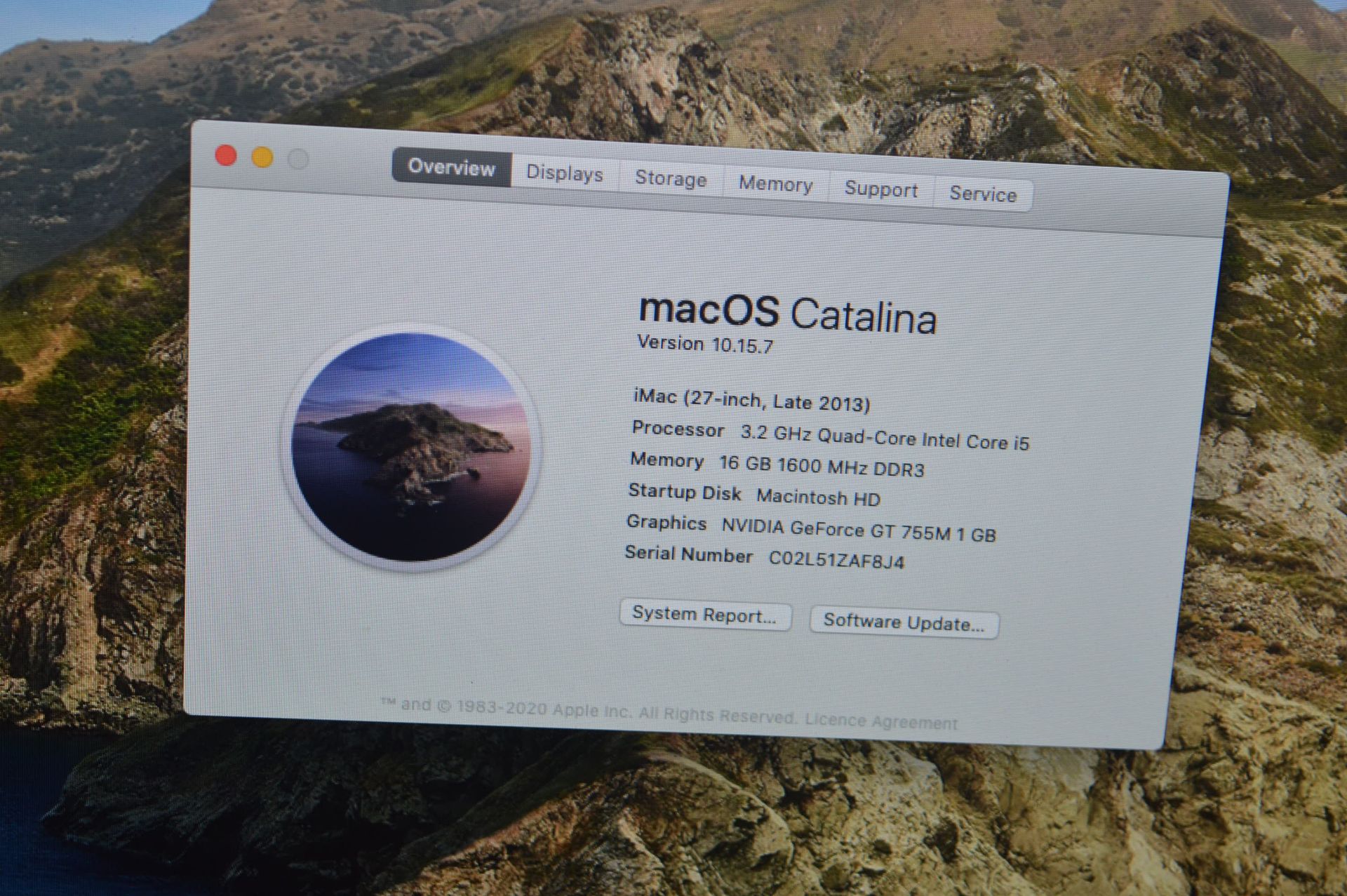 *Apple iMac 2013 A1419 EMC2639 - Image 4 of 5