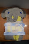 *Elephant Character Hooded Towel