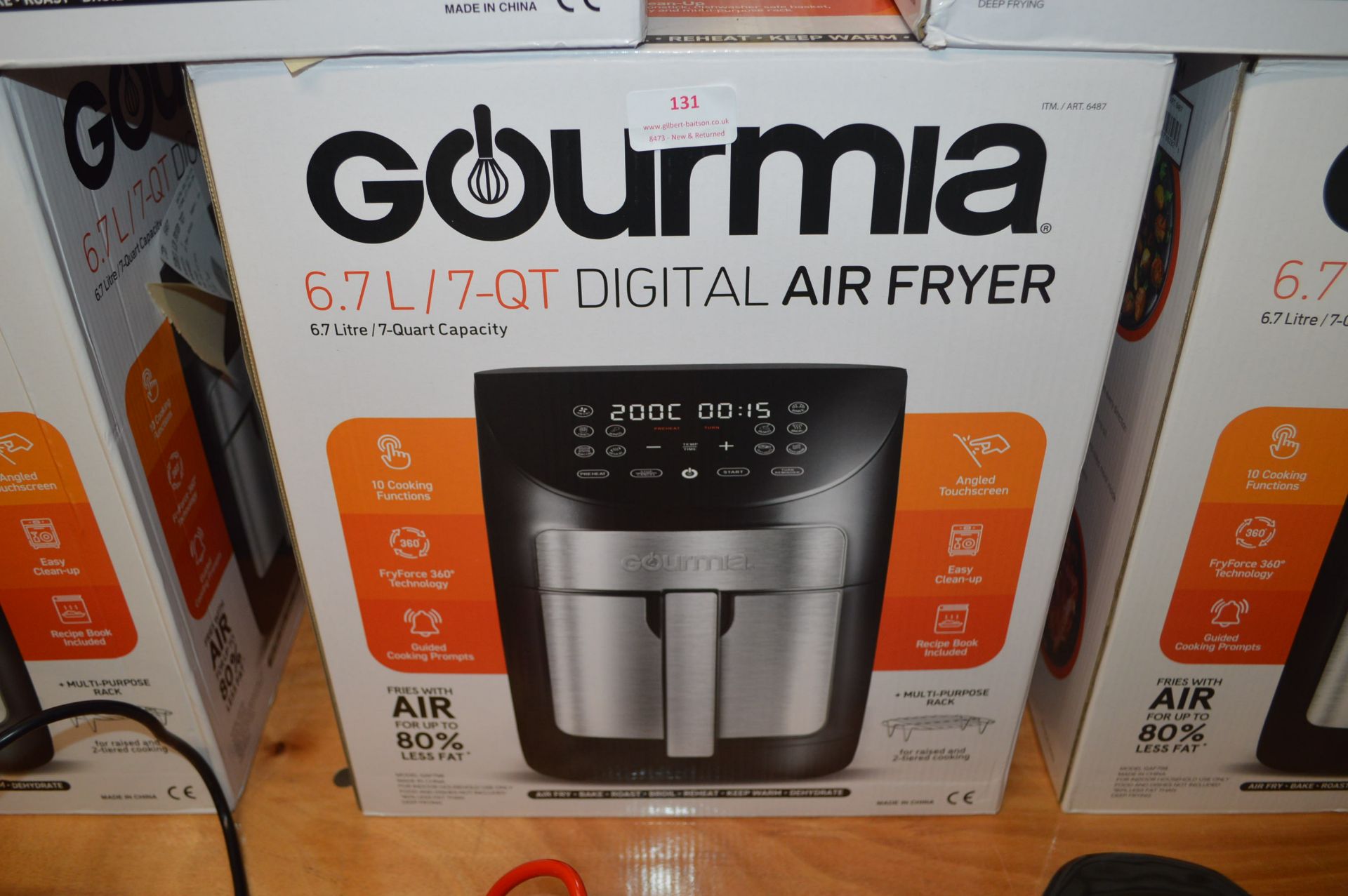 *Gourmia 6.7L Digital Air Fryer