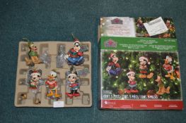 *Disney 5pc Christmas Ornament Set (AF)