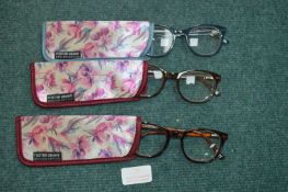 *3 Pairs of Foster Grant Reading Glasses