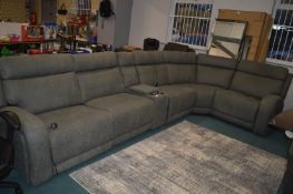 *Grey Modular Electric Reclining Sofa