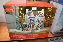 *Disney Animated Holiday House with Lights & Music