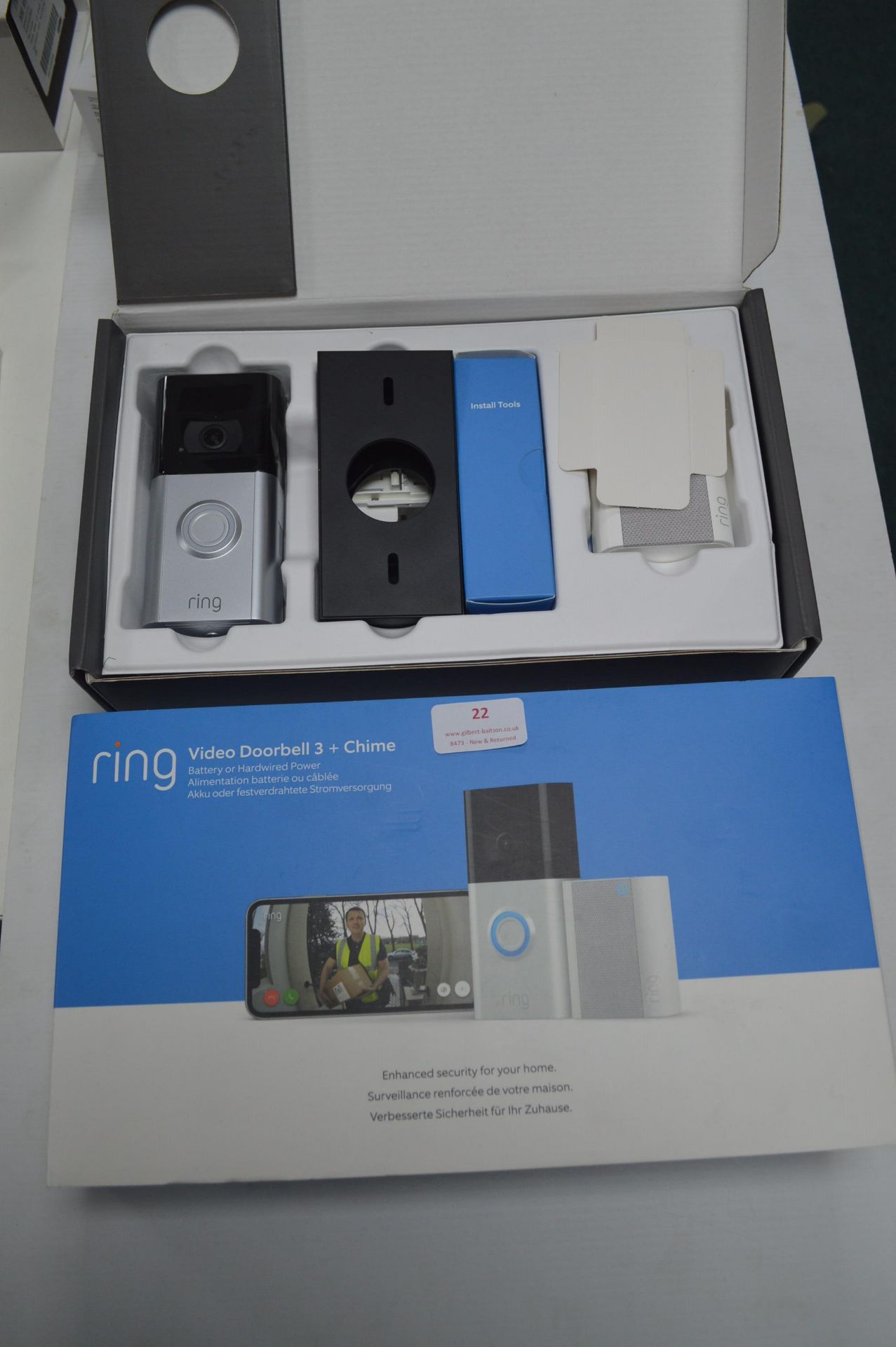 *Ring Video Doorbell 3 + Chime