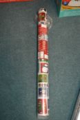 *36m Roll of Double Sided Christmas Wrap