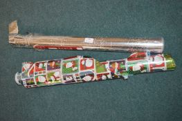*Two 25m Rolls of Double-Sided Christmas Wrap