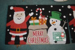 *Merry Christmas Latex Door Mat