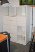 *Cube Storage Unit with Drawers and Cupboards 145x110cm
