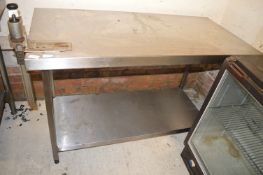 Stainless Steel Preparation Table with Commercial