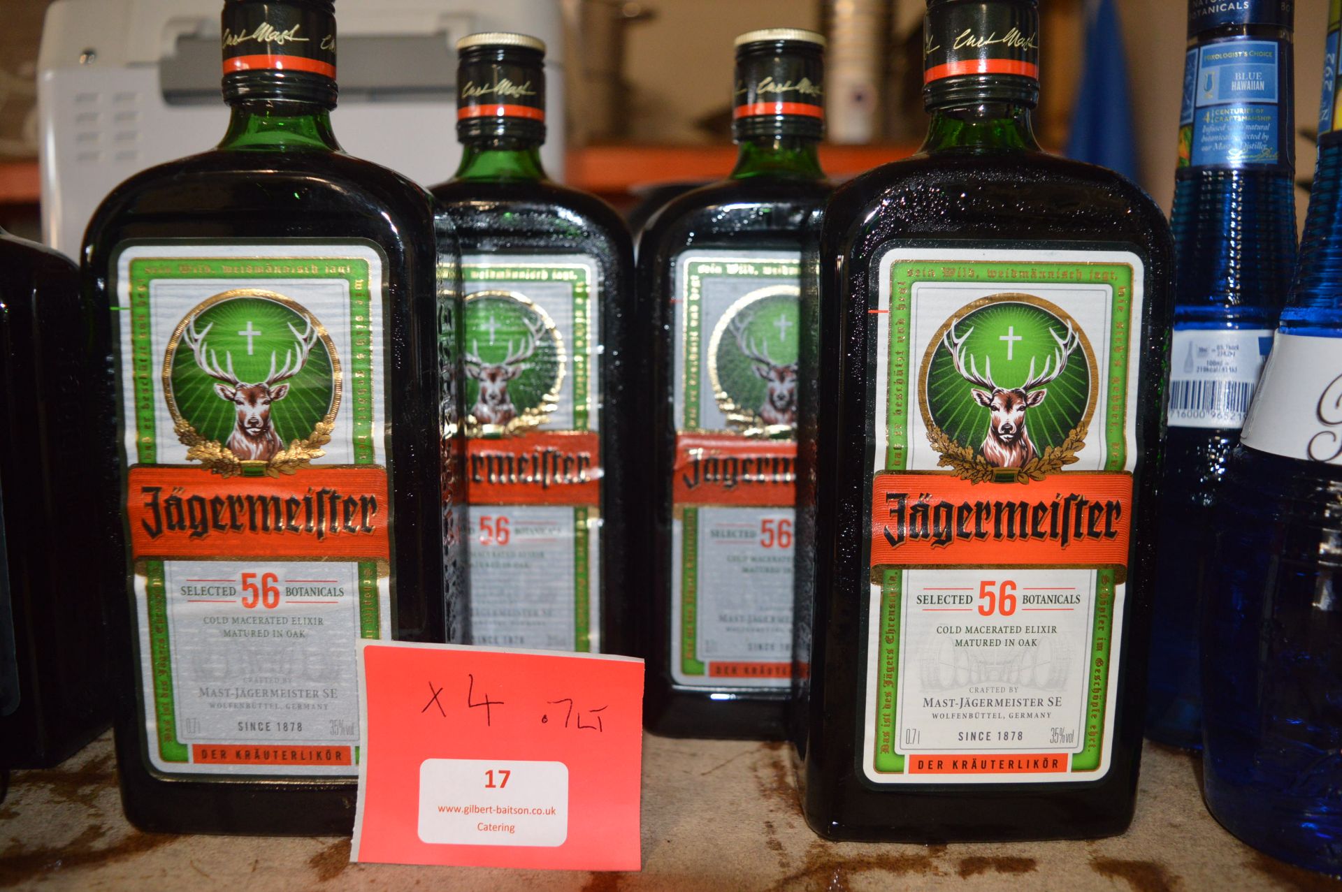 *4x 70cl Jägermeister