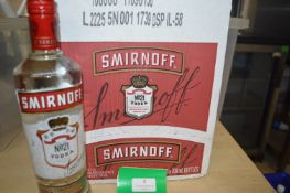 *6x 500ml of Smirnoff No.21 Vodka