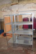 *Three Sets of 4ft x 2.5ft Four Tier Shelving