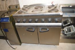 Lincat Electric Six Ring Cooker over Twin Oven