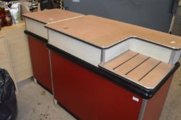 Double Shop Counter with Basket Load Area