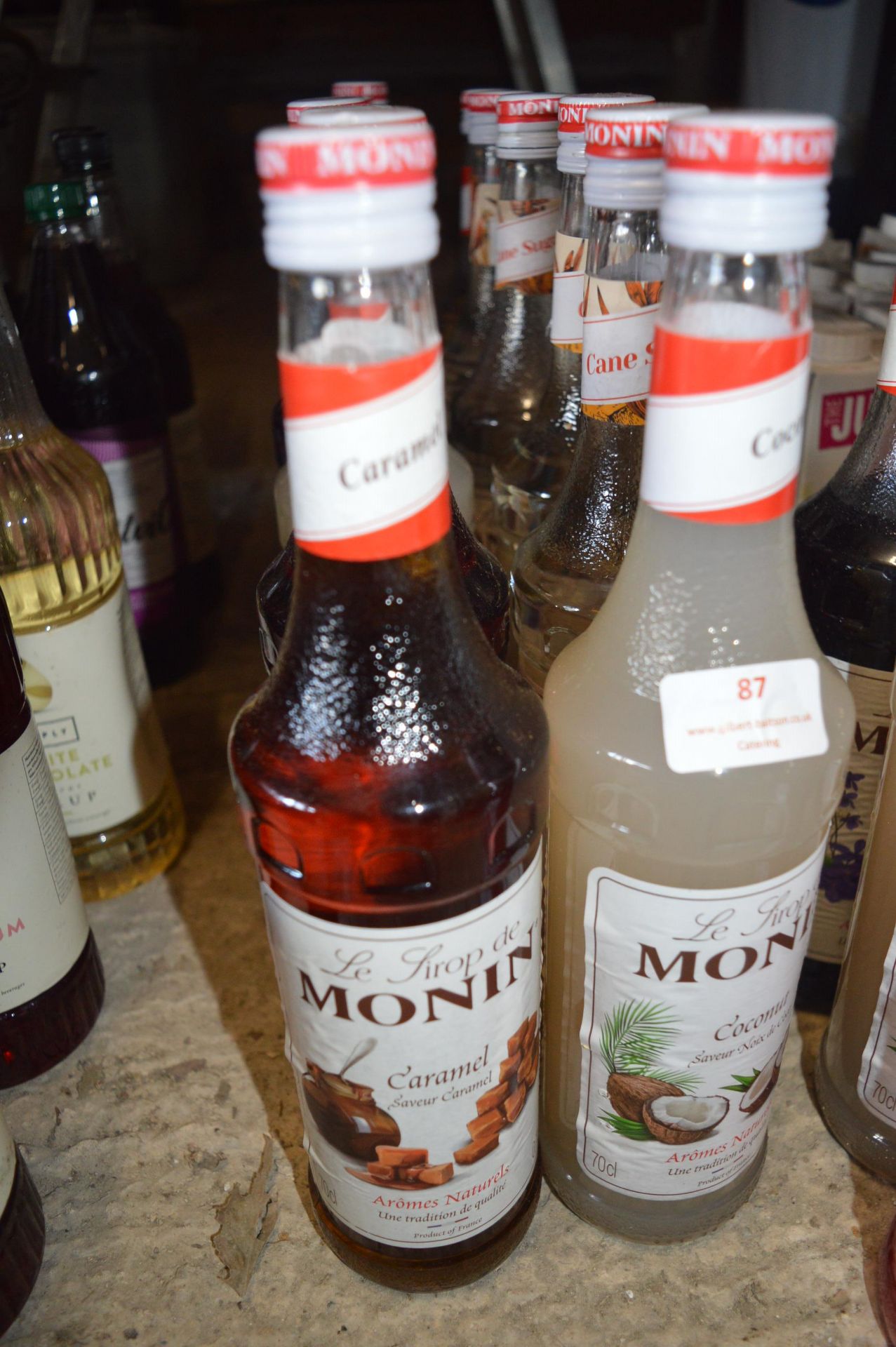 *Quantity of Assorted Monin Syrups