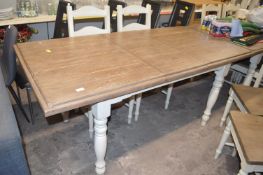 Extendable Wooden Table (180cm extended) with Four