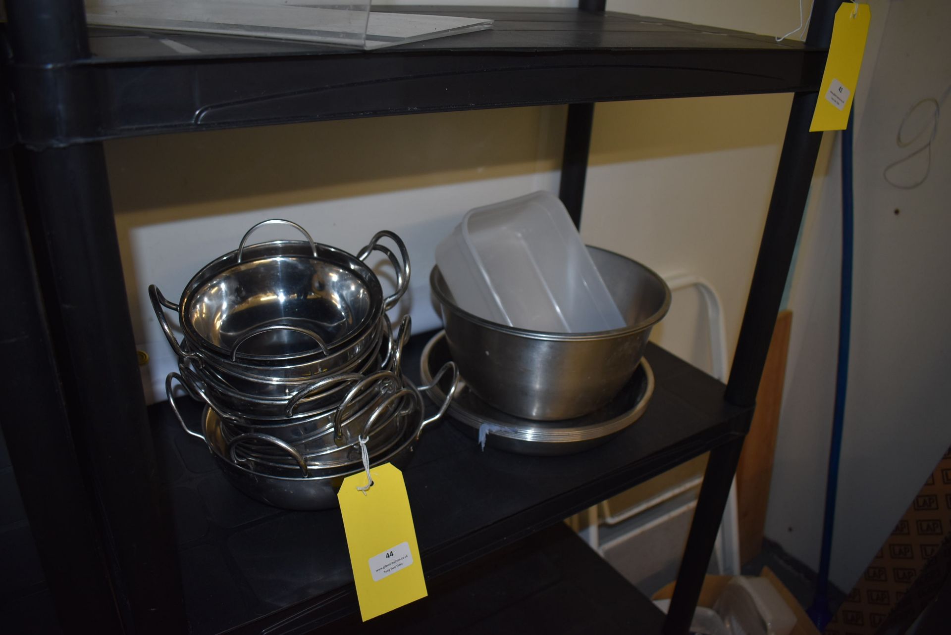 *Stainless Steel Balti Dishes, Bowls, etc.