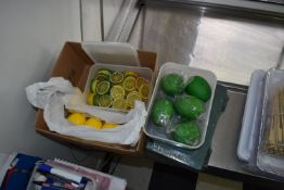 *Plastic Display Fruit and a New Workplace First Aid Kit