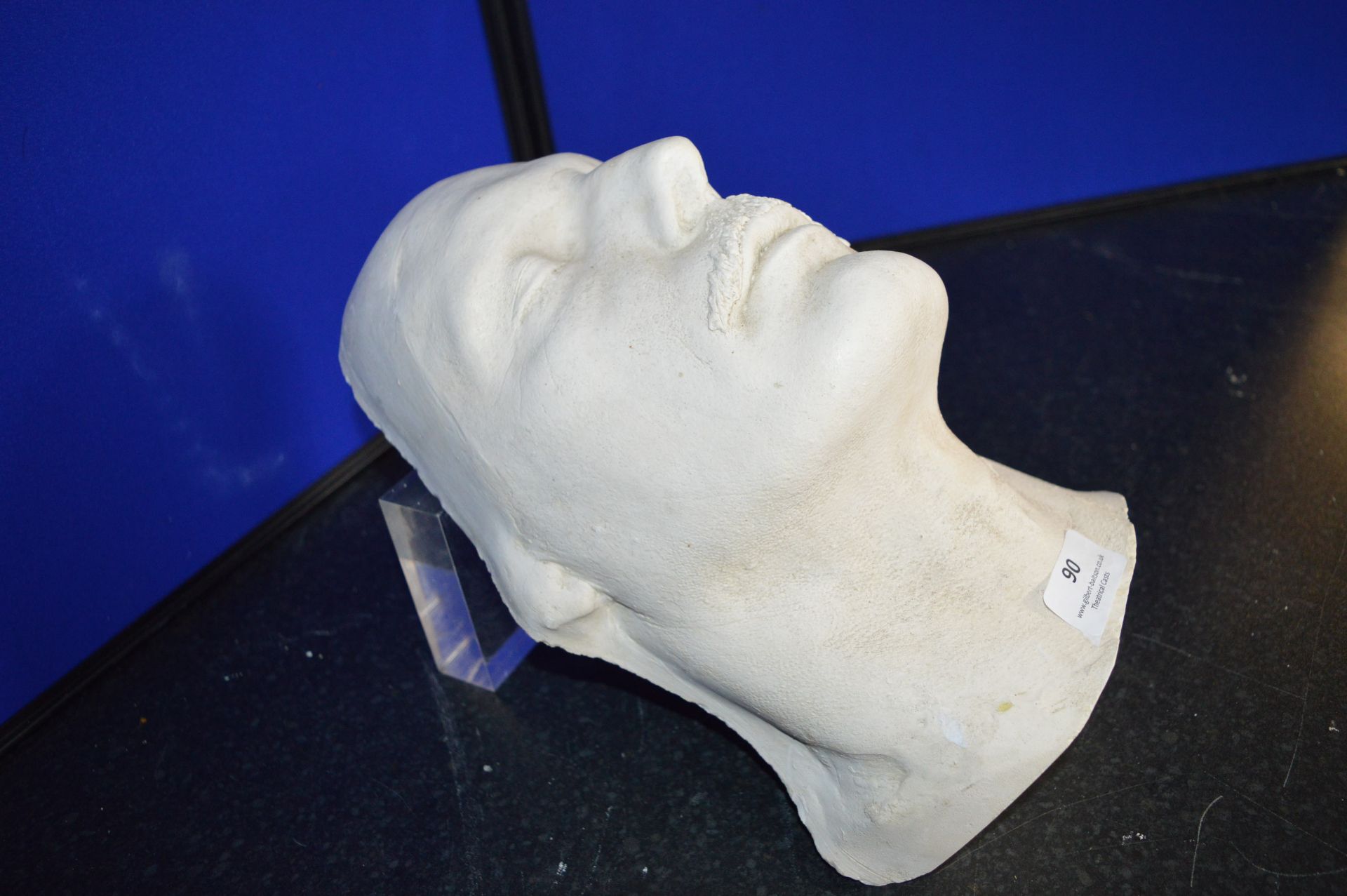 *Plaster Face Cast of Christopher Reed - Image 3 of 4