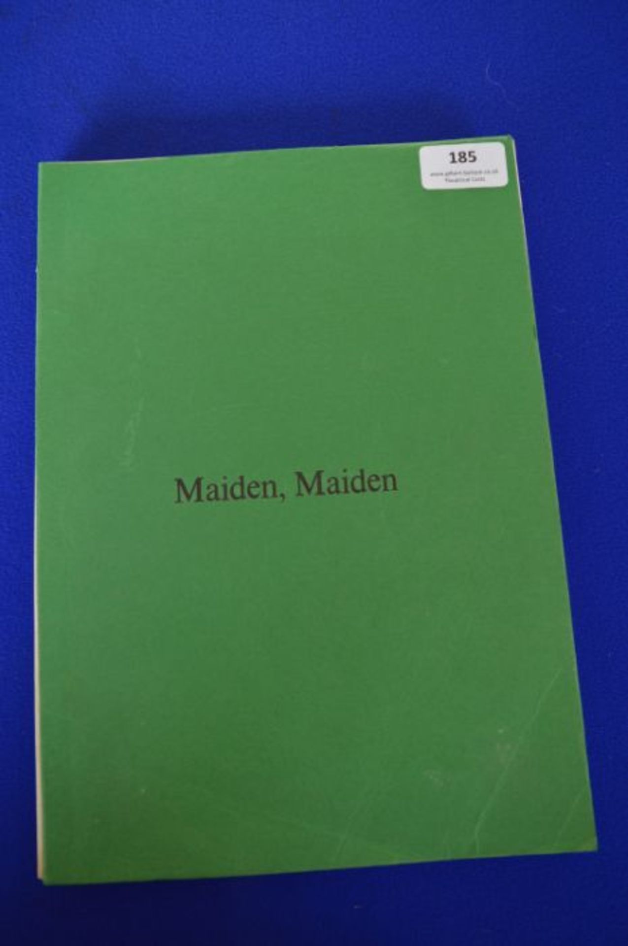 *Film Screenplay for Maiden, Maiden by Michael Austin 1980 - Image 2 of 2