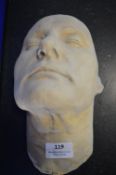 *Plaster Face Cast marked Golone