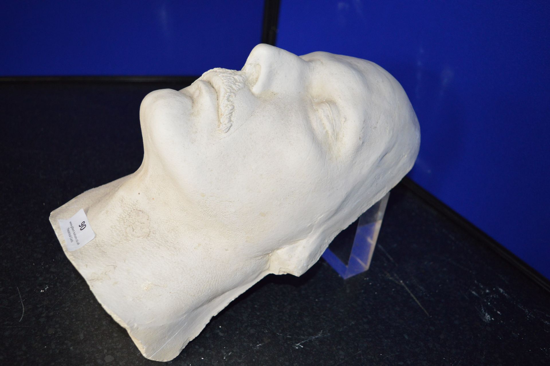 *Plaster Face Cast of Christopher Reed - Image 4 of 4