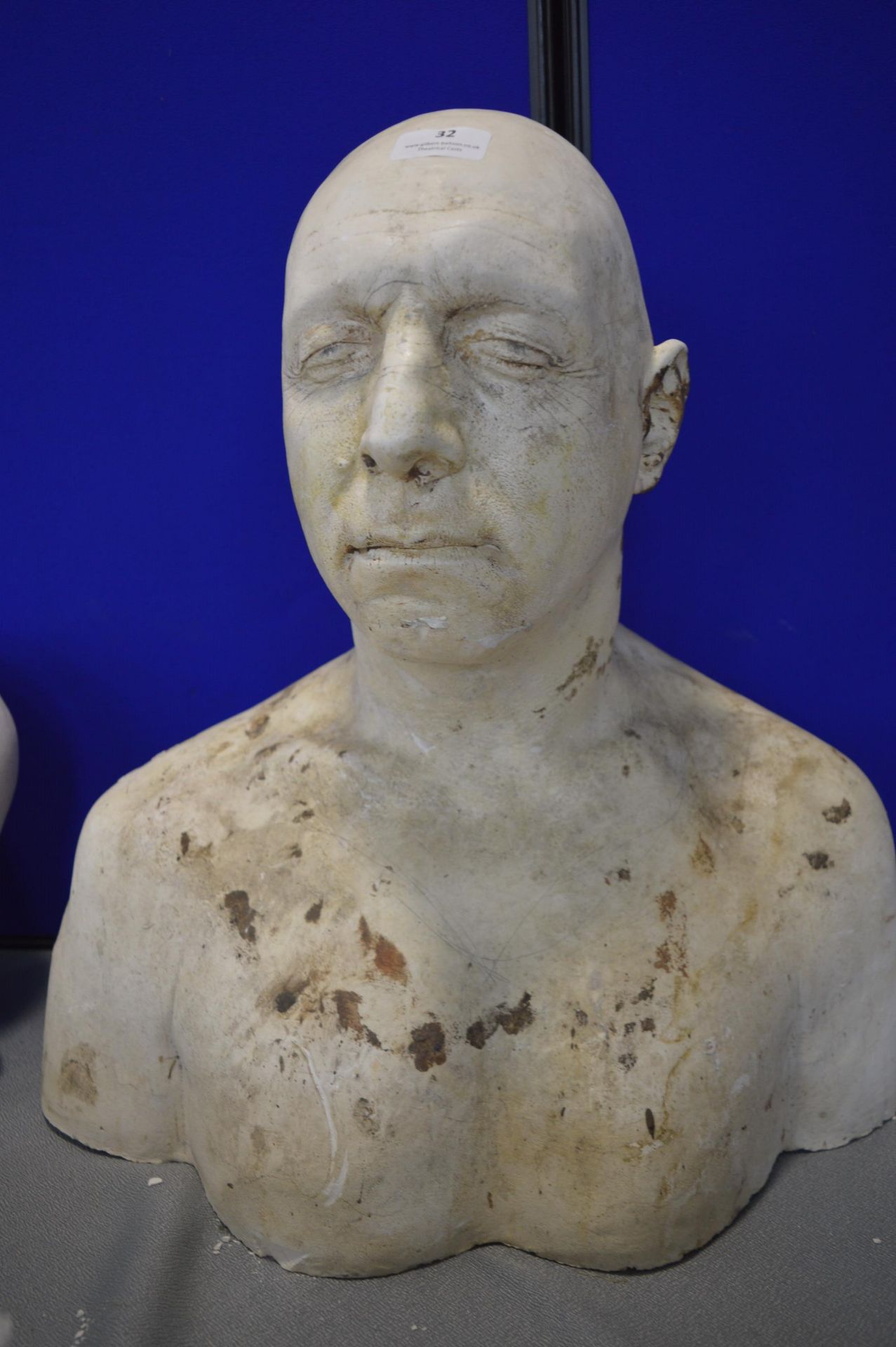 *Plaster Head & Shoulder Bust 21” height