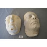 *Plaster Face Cast of John Dennis marked HS Doctor Who 1976