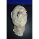 *Plaster Face Cast of John Bird 1977