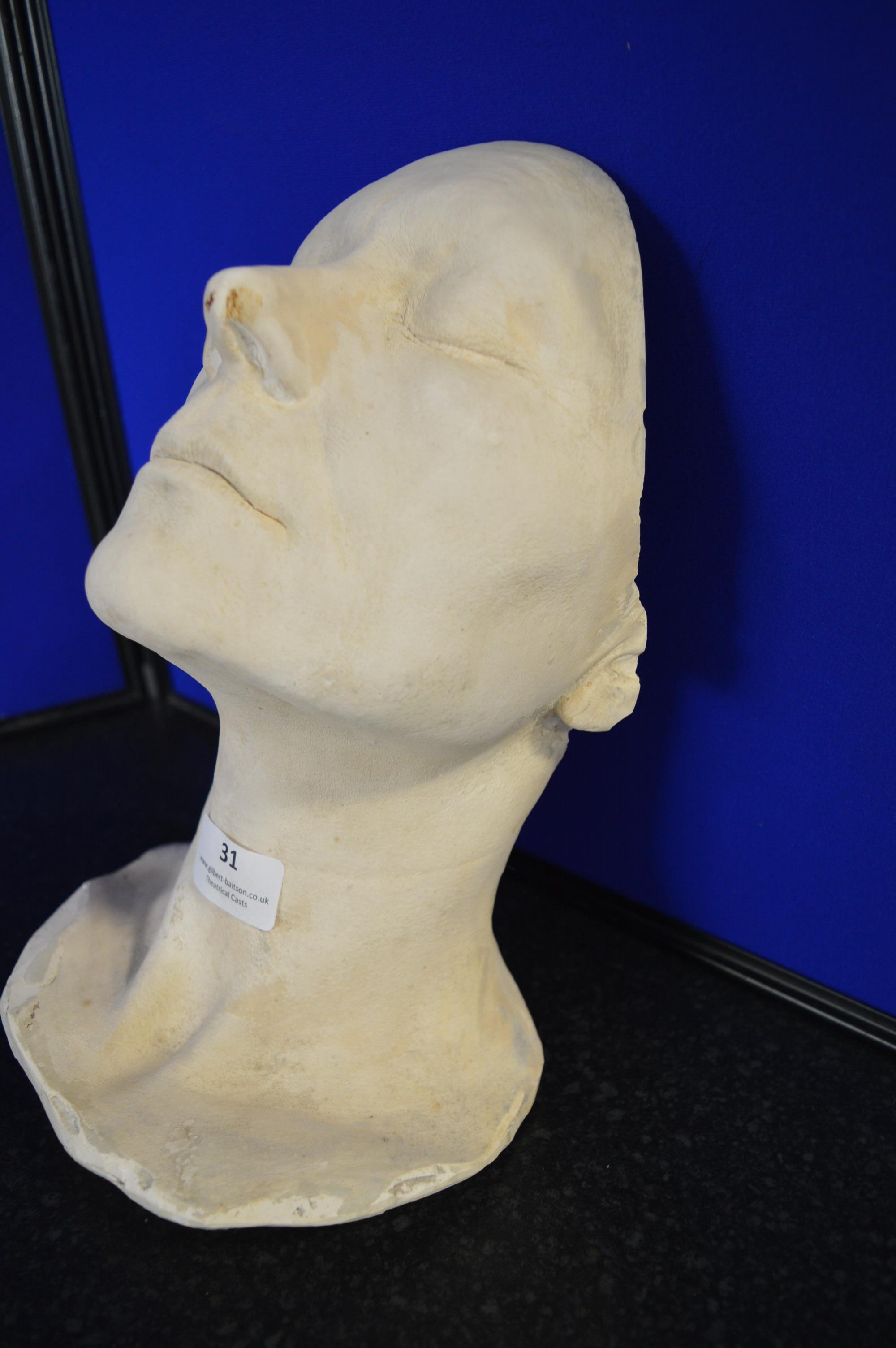 *Plaster Life Cast Half Bust of Meril Macha - Image 3 of 4