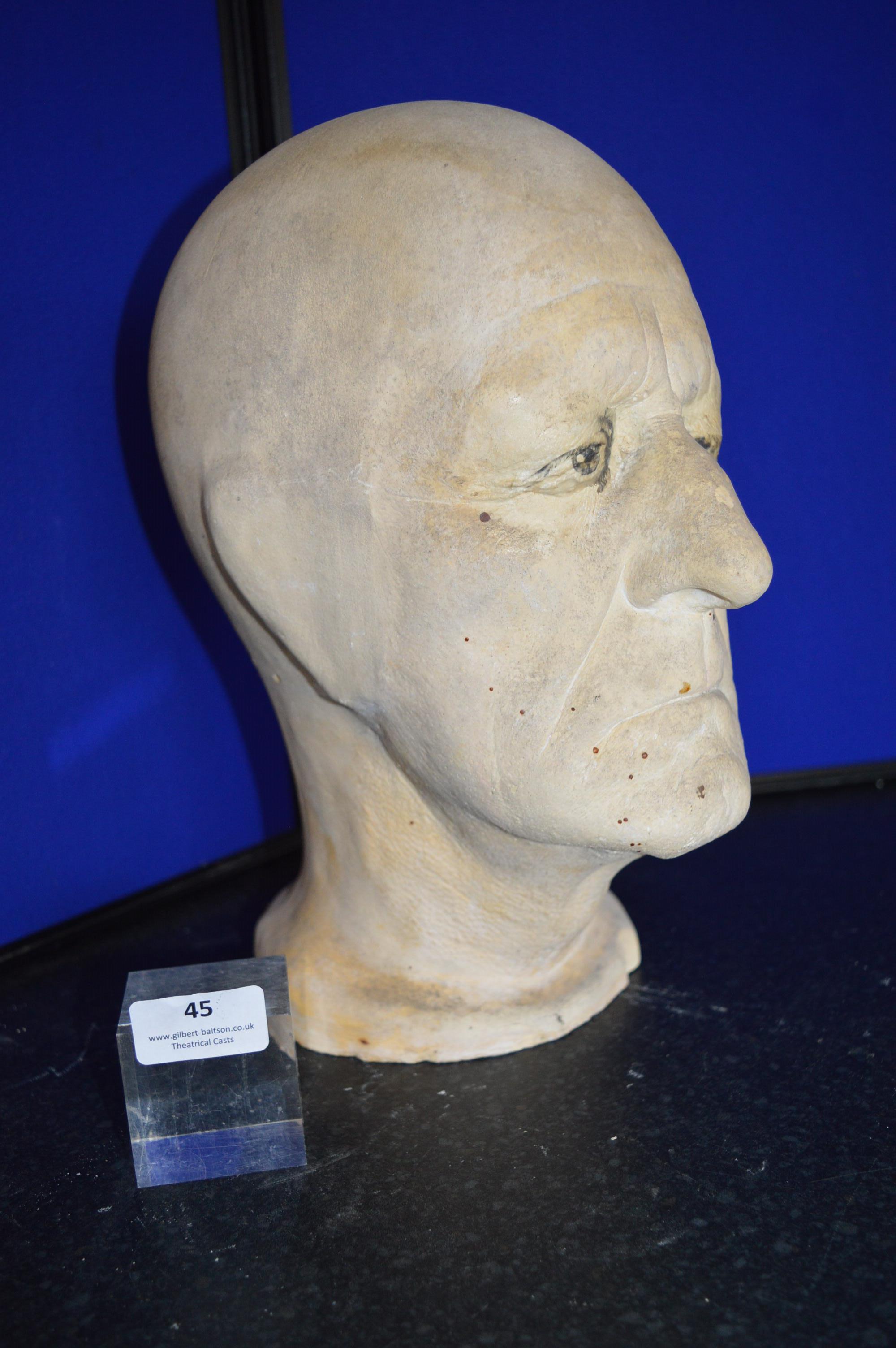 *Plaster Life Bust of John Pertwee - Image 4 of 4