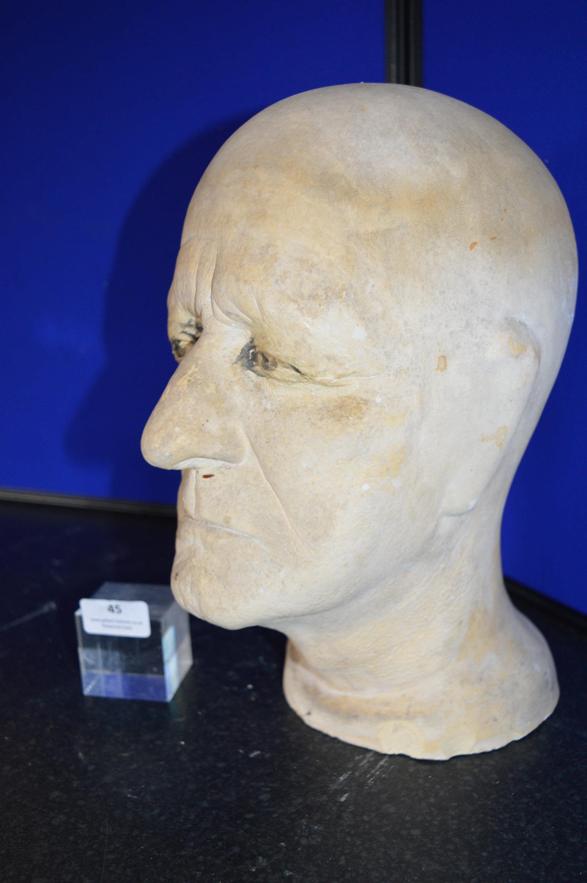 *Plaster Life Bust of John Pertwee - Image 3 of 4