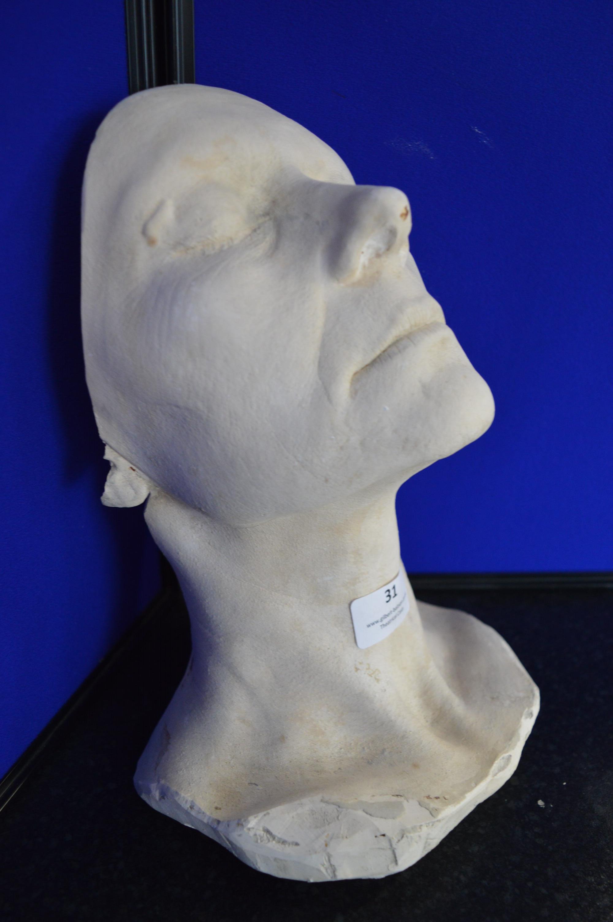 *Plaster Life Cast Half Bust of Meril Macha - Image 4 of 4