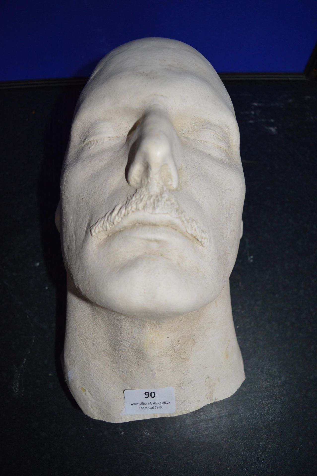 *Plaster Face Cast of Christopher Reed