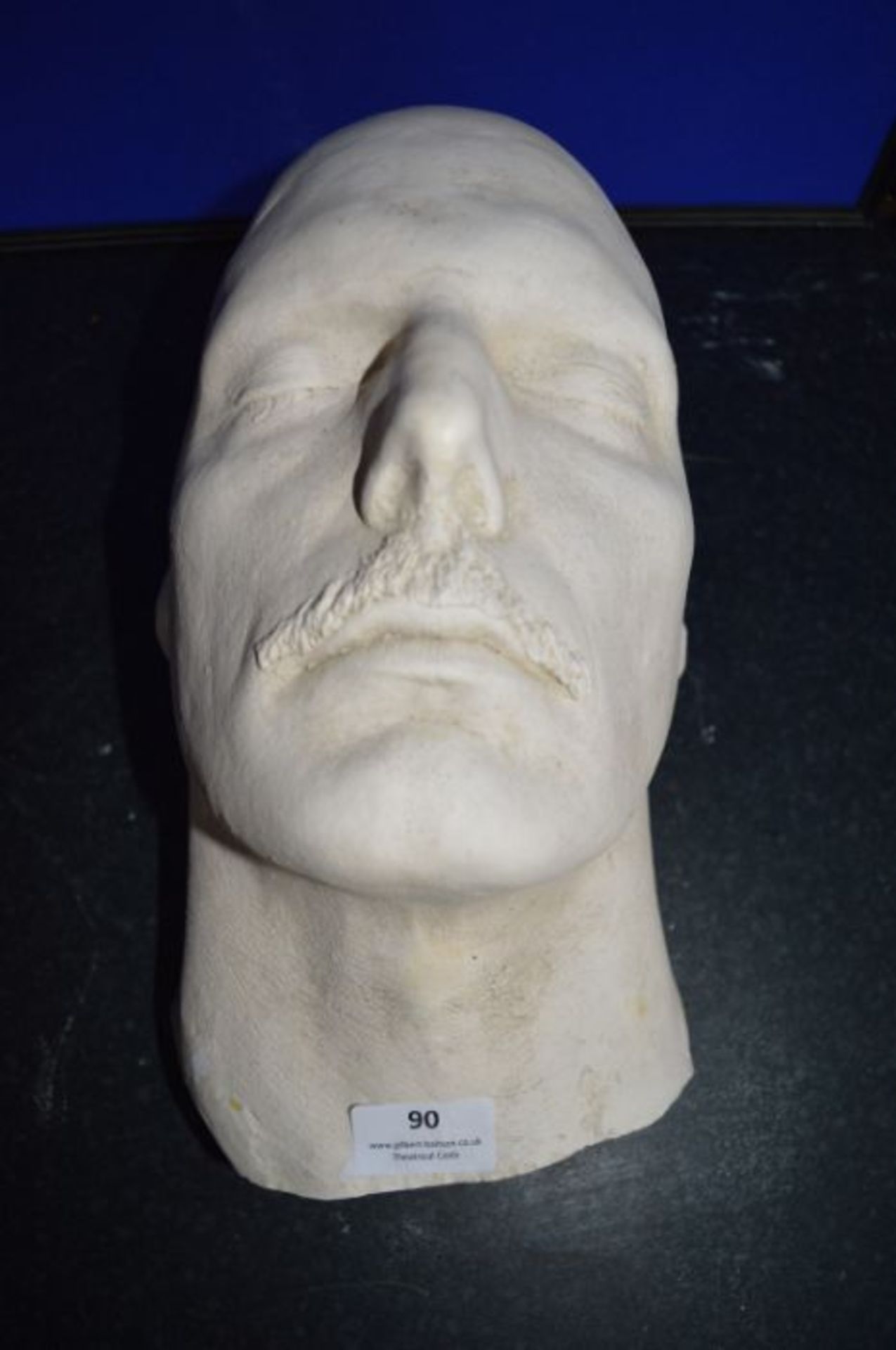 *Plaster Face Cast of Christopher Reed - Image 2 of 4