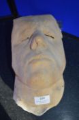 *Male Plaster Face Cast with Latex Mask